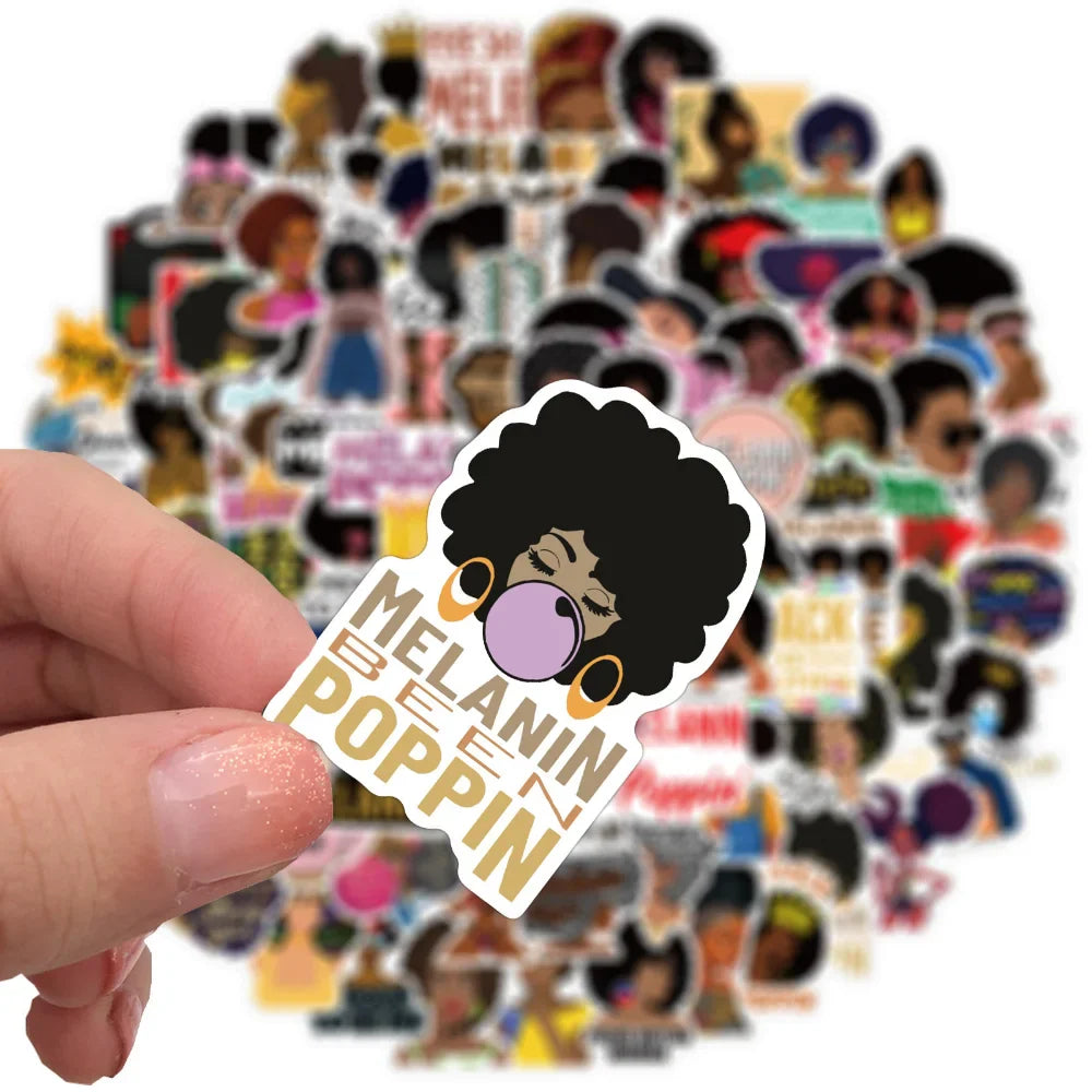 Singer and Rapper Melanin Sticker Packs (ONLINE ORDER ONLY)