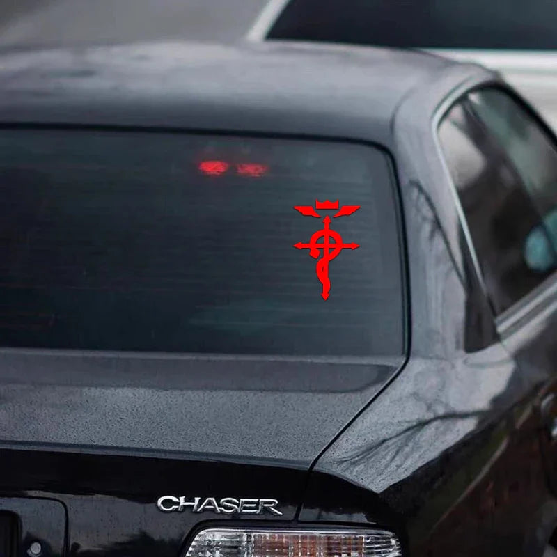 Alchemy Ed’s Coat Symbol Sticker,creative&Unique decal for cartoon fans,high quality sticker for cars trucks motorcycles &laptop (ONLINE ORDER ONLY)
