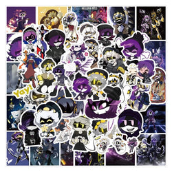 55pcs Murder Drones Anime Stickers for Laptop, Phone, Scooter, Suitcase, Water Bottle, Refrigerator, Stationery (ONLINE ORDER ONLY)