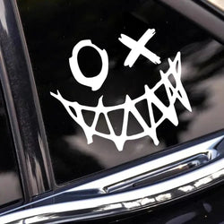 OX Eye Demon Smiling Face Car Stickers for Window Rear Winshield Waterproof Vinyl Decals Auto Trunk Whole Body Decoration (ONLINE ORDER ONLY)
