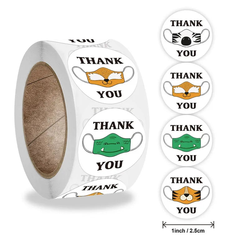 12 Novel Funny Designs Pet Dog Poop Emoticons Reward Sticker Roll 500pcs/1inch for Party Gift Magazine Gift Office Teacher Label (ONLINE ORDER ONLY)