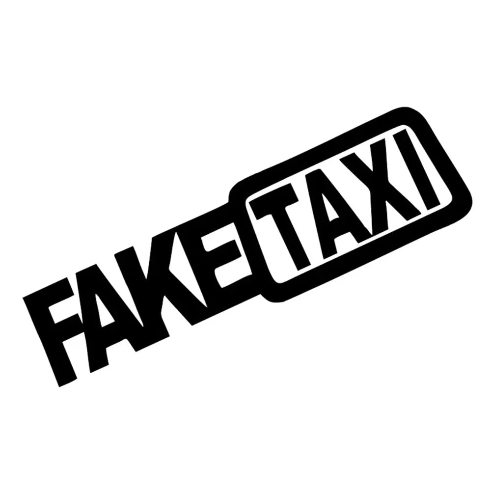 Funny FAKE TAXI Car Auto Sticker Decal Emblem Self Adhesive Vinyl Sticker (ONLINE ORDER ONLY)