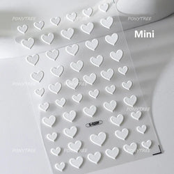 Black Punk Star Heart Laser Stroke Dark Wind Sexy Water Droplet Delicate Adhesive Nail Art Decorations Stickers Manicure Decals (ONLINE ORDER ONLY)