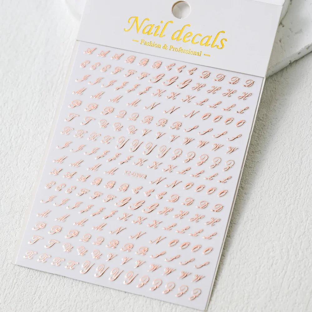 1Sheet Laser Star Nail Stickers 3D Metallic Mirror Gold/Silver Irregular Star Manicure Decals Y2K Self Adhesive Nails Decoration (ONLINE ORDER ONLY)