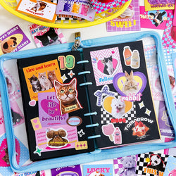 30pcs/lot Sweet Pictorial Series Scrapbooking Stickers Korean ins Hand Account Journal Collage Deco Material Stationery Sticker (ONLINE ORDER ONLY)