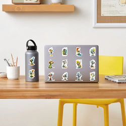 10/30/50PCS Colourful Dog Stickers Cool Graffiti DIY Waterproof Scrapbook Phone Suitcase Luggage Car Kids Sticker Decoration Toy (ONLINE ORDER ONLY)