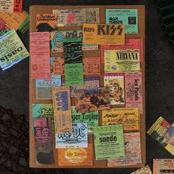 Rock Music Concert Ticket Sticker Packs (ONLINE ORDER ONLY)