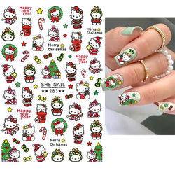 1PCS Disney Mickey Series Nail Stickers Cute 3D Minnie Nail Decorations Valentine's Day Christmas Self-Adhesive Nail Supplies *& (ONLINE ORDER ONLY)