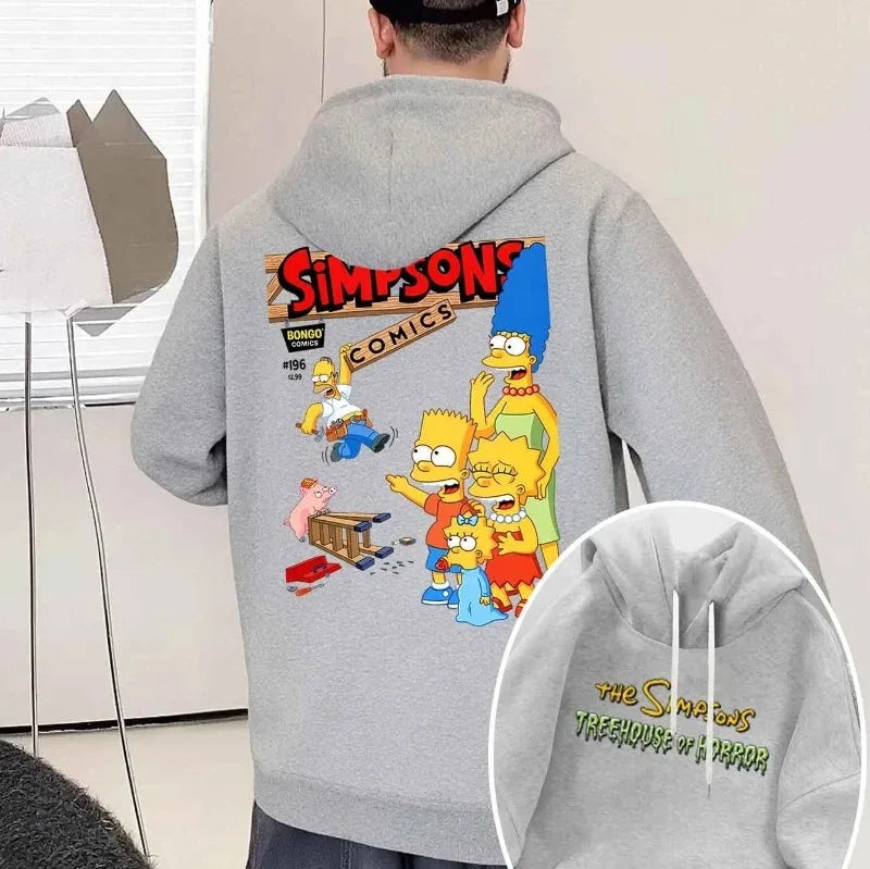 Simpsons Fleece Hoodie - Merry Christmas (ONLINE ORDER ONLY)