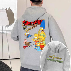 Simpsons Fleece Hoodie - Merry Christmas (ONLINE ORDER ONLY)