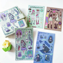 Korean ins Sweet Cool Girl Sticker Diary Scrapbooking DIY Album Decoration Sticker Aesthetic Stationery Art Supplies Personalizd (ONLINE ORDER ONLY)