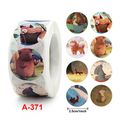 50-500pcs Cartoon Animal kids Sticker Cute Toy Game Sticker DIY Gift Sealing Label Student Decoration Stationery Notebook Supp (ONLINE ORDER ONLY)