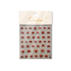 Cute Kapibala Halo Dyeing Kabibara Giant Rat Guinea Pig Cavy Lovely Expression Orange Adhesive Nail Art Stickers Manicure Decals (ONLINE ORDER ONLY)