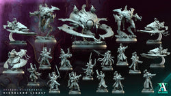 3D Printed Archvillain Games Highblood Lancer Sylvari Ascendants Highblood Legacy Archvillain Society Vol XXXV 28 32mm D&D (Online Only)