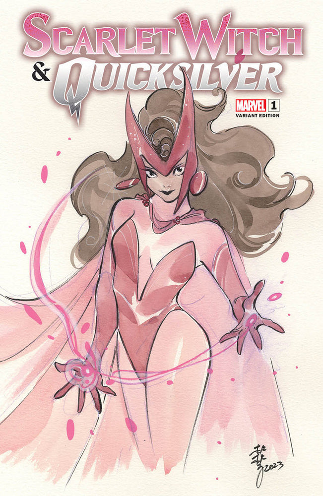 Scarlet Witch & Quicksilver 1 Unknown Comics Peach Momoko Exclusive Var (02/14/2024) (Online Order Only)