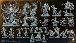 3D Printed Archvillain Games Iq Najaq Sandstorm Dreams of Ammon Diah 28 32mm D&D (Online Only)