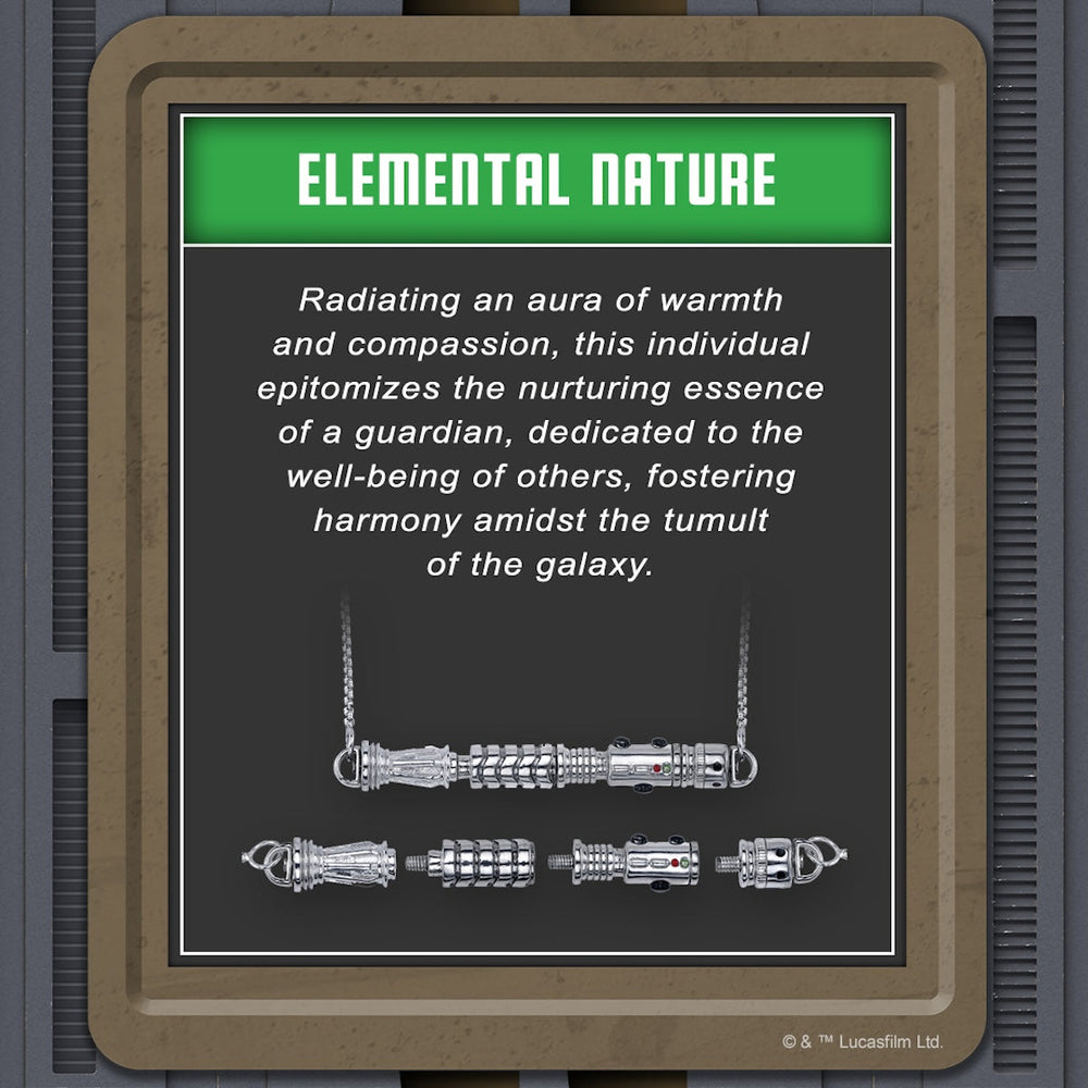 Star Wars X RockLove LIGHTSABER WORKSHOP Elemental Nature Lightsaber Necklace (ONLINE ORDER ONLY)