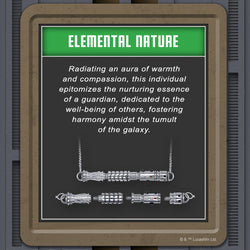 Star Wars X RockLove LIGHTSABER WORKSHOP Elemental Nature Lightsaber Necklace (ONLINE ORDER ONLY)
