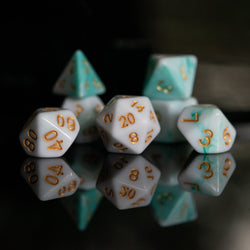 Seafoam Acrylic Dice Set (ONLINE ORDER ONLY)