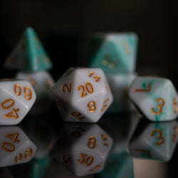 Seafoam Acrylic Dice Set (ONLINE ORDER ONLY)