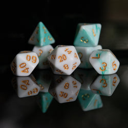 Seafoam Acrylic Dice Set (ONLINE ORDER ONLY)