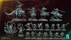 3D Printed Archvillain Games Scaleclad Tracker Scaleclad Huntpack 28 32mm D&D (Online Only)
