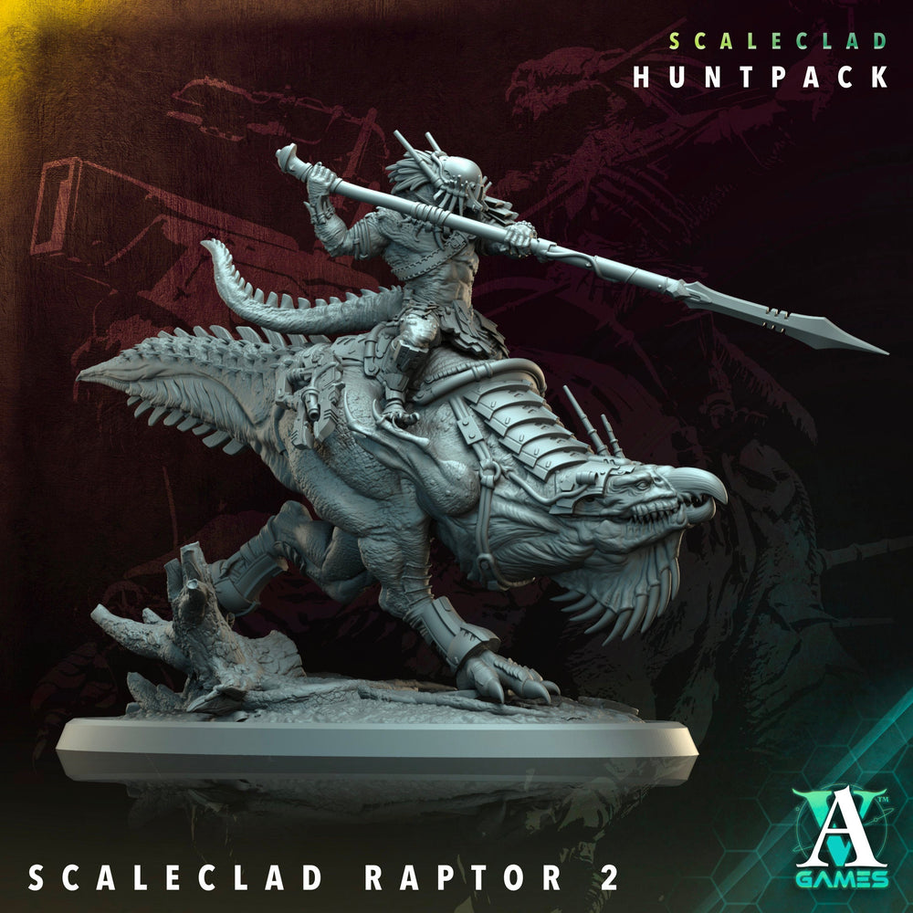 3D Printed Archvillain Games Scaleclad Raptor Scaleclad Huntpack 28 32mm D&D (Online Only)