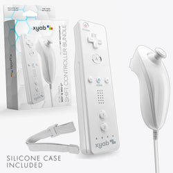 White Wireless Controller Bundle Compatible with Nintendo Wii & Wii U (Online Order Only)
