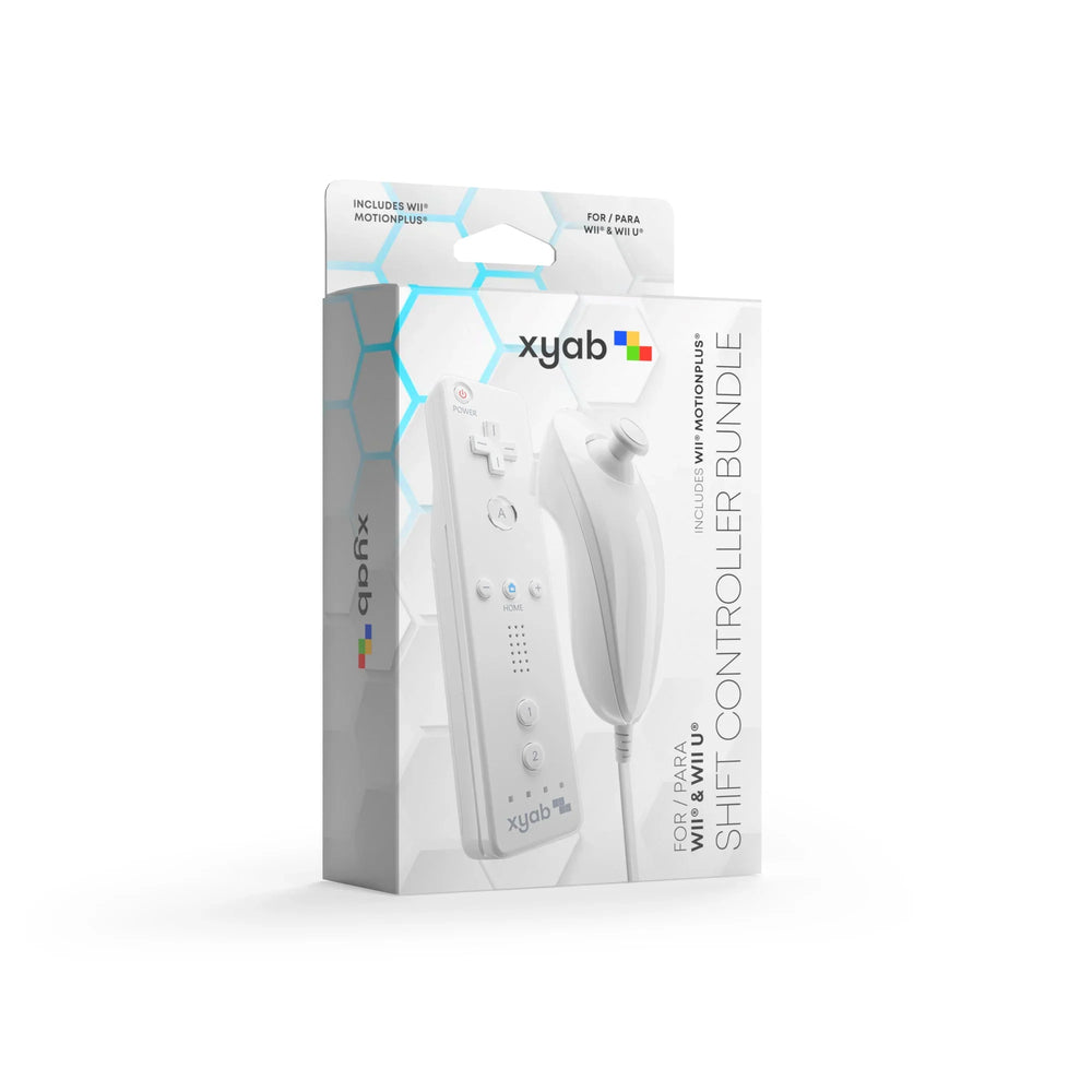 White Wireless Controller Bundle Compatible with Nintendo Wii & Wii U (Online Order Only)