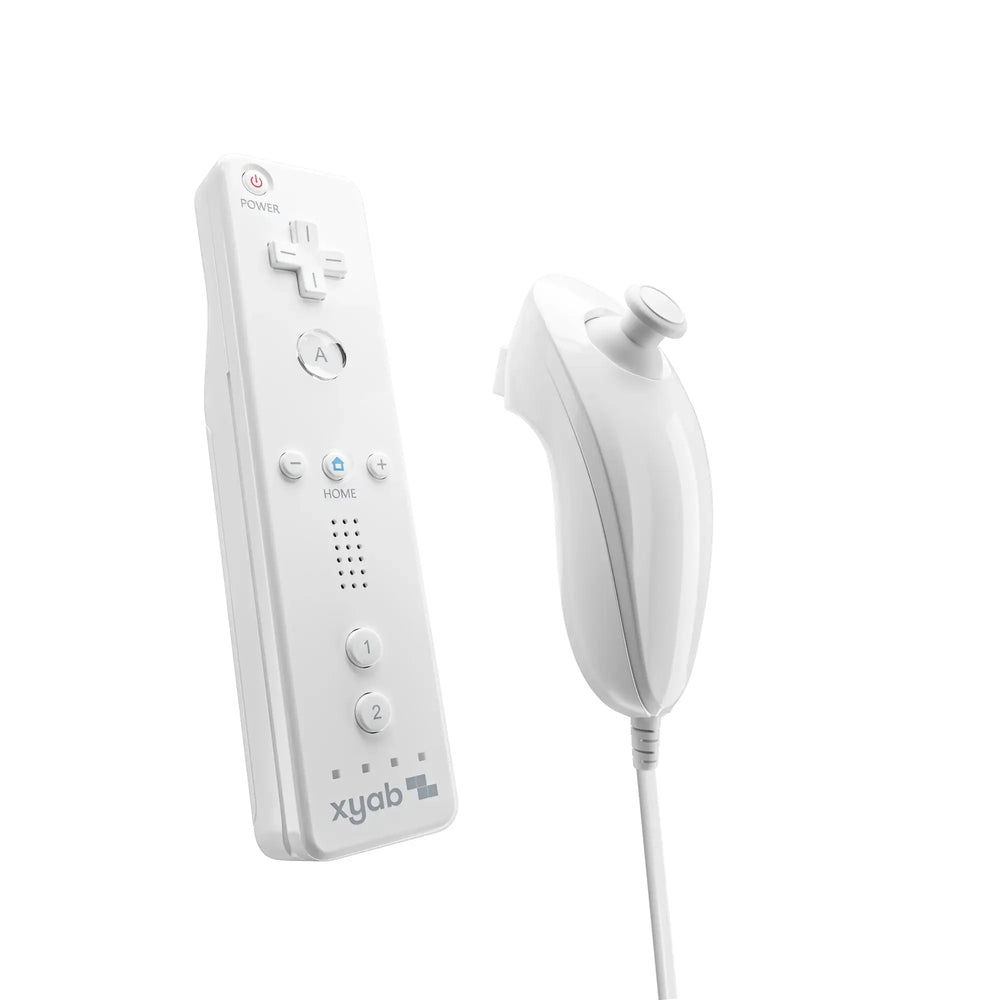 White Wireless Controller Bundle Compatible with Nintendo Wii & Wii U (Online Order Only)