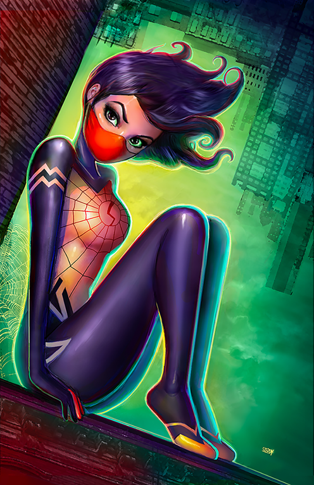 [Signed by Nathan Szerdy] EDGE OF SPIDER-VERSE #1 UNKNOWN COMICS NATHAN SZERDY EXCLUSIVE VIRGIN VAR [IN STOCK] (ONLINE ORDER ONLY)