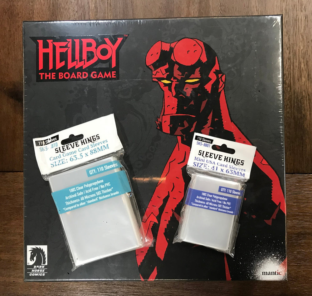 "Hellboy: The Board Game" Compatible Sleeve Bundle (8801 X 1 + 8810 X 1 + 8814 x 1) (ONLINE ORDER ONLY)