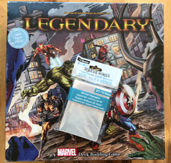"Legendary: A Marvel Deck Building Game" (Base Game) Compatible Sleeve Bundle (8810 X 5) (ONLINE ORDER ONLY)