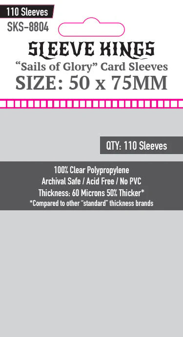 Sleeve Kings: 50x75mm Sleves