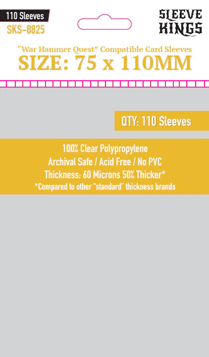 Sleeve Kings: 75x110mm Sleves