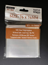 "Hogwarts Battle" Compatible Large Sleeves (76x76mm) 110 Pack, 60 Micron, SKS-8826 (ONLINE ORDER ONLY)