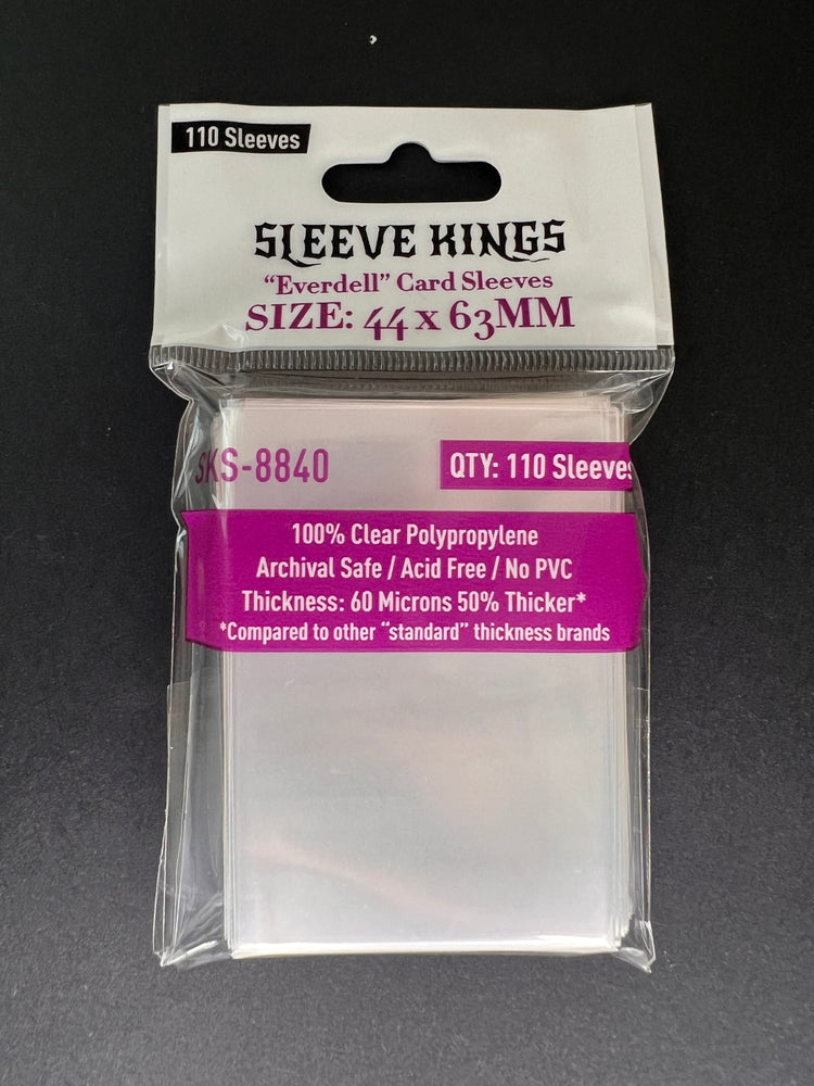 "Everdell" Compatible Mini Sleeves (44x63mm) 110 Pack, 60 Micron, SKS-8840 (ONLINE ORDER ONLY)