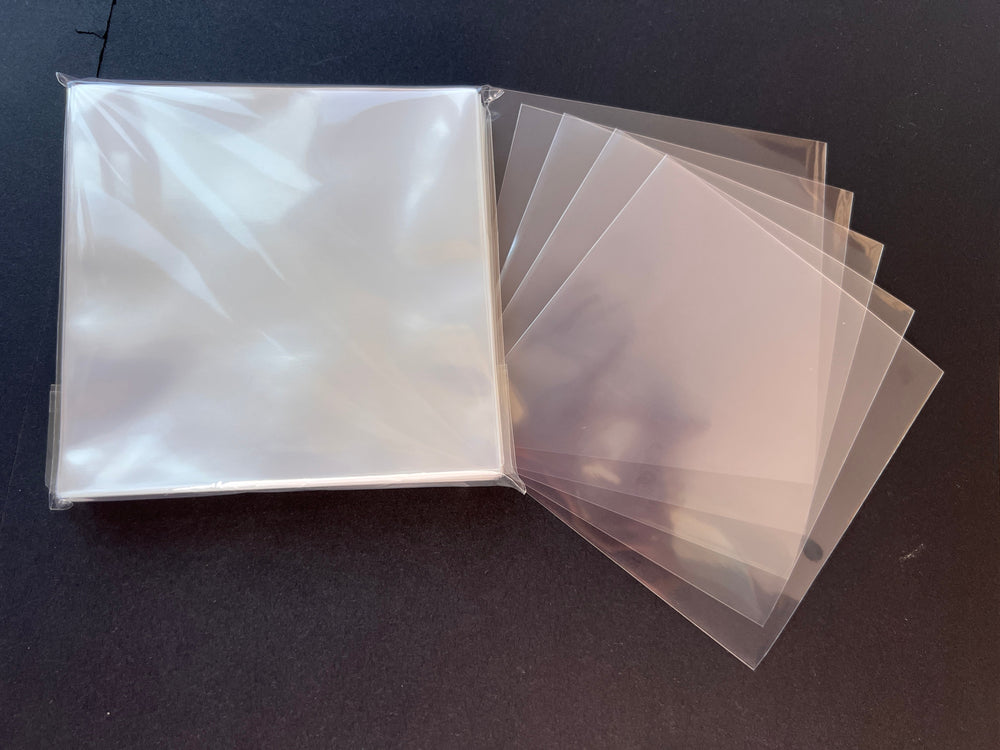 "Unsettled" Compatible Sleeves (110x110 MM) 110 Pack, 60 Microns, SKS-8843 (ONLINE ORDER ONLY)