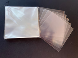 "Unsettled" Compatible Sleeves (110x110 MM) 110 Pack, 60 Microns, SKS-8843 (ONLINE ORDER ONLY)