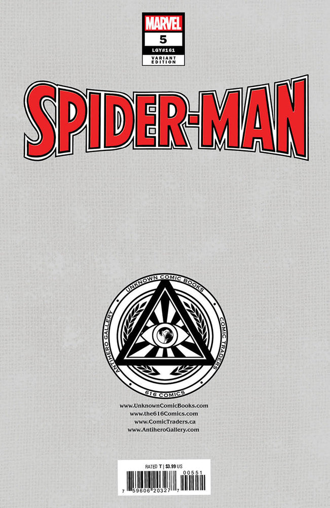 Spider-Man #5 Unknown Comics Dell'Otto Exclusive Var (02/15/2023) (Online Order Only)