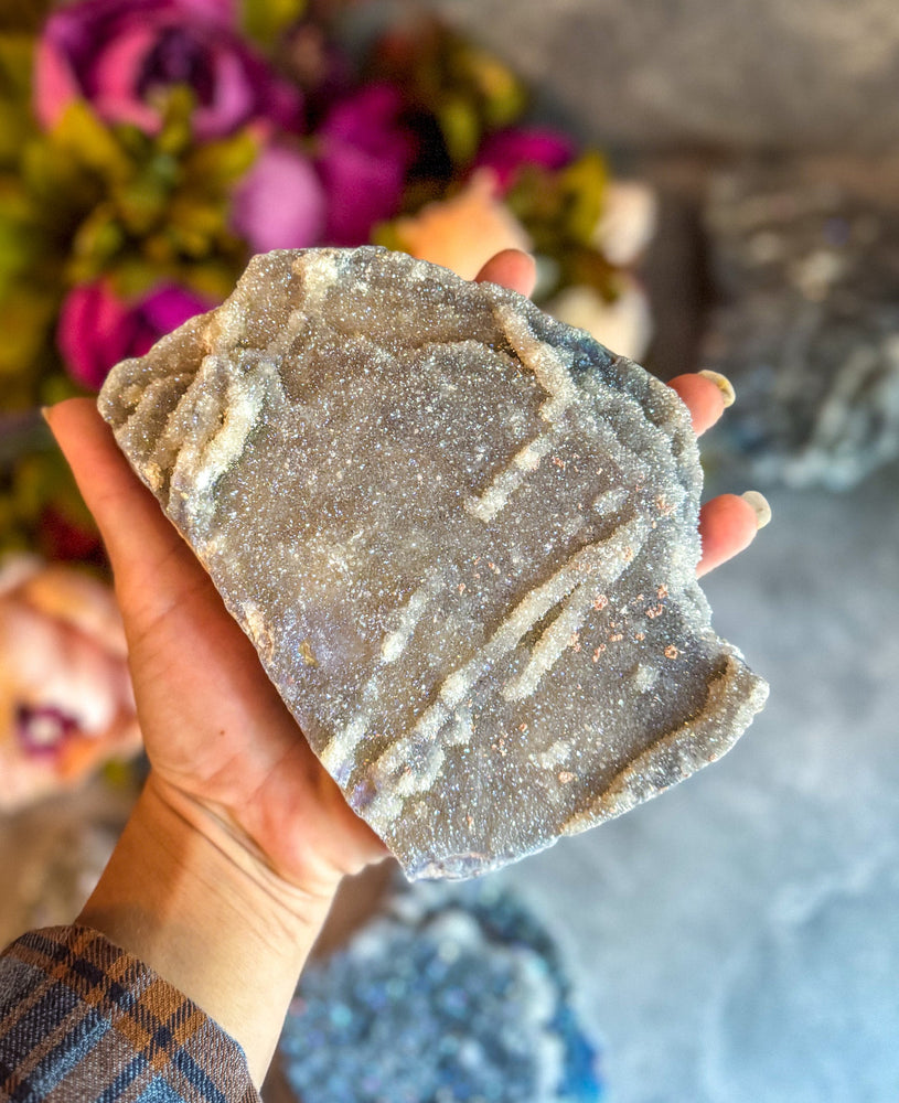 Large Aura Sphalerite Raw Crystals, over a Lb each! (ONLINE ORDER ONLY)