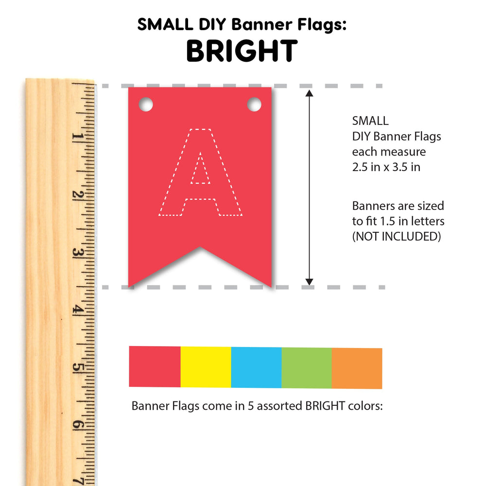 Small DIY Banner Flags (ONLINE ORDER ONLY)