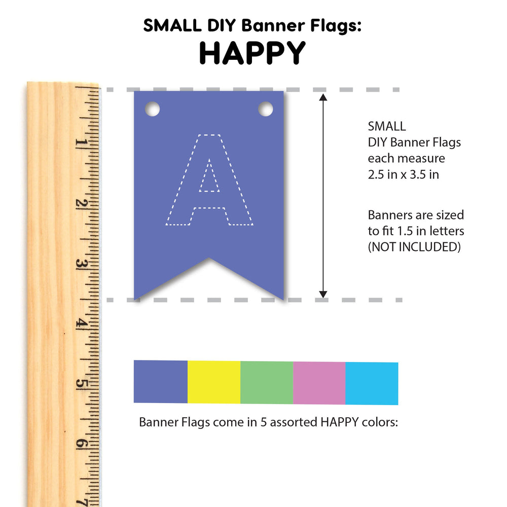 Small DIY Banner Flags (ONLINE ORDER ONLY)