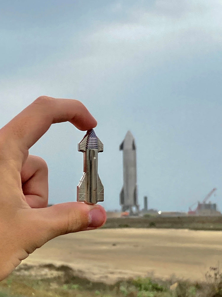 Starship 3D Enamel Pin (ONLINE ORDER ONLY)