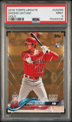 Graded 2018 Topps Update Gold Shohei Ohtani #US285 /2018 Rookie RC Baseball Card PSA 9 Mint (ONLINE ORDER ONLY)