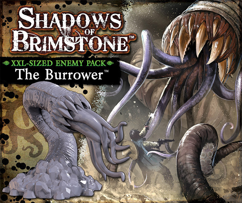 Shadows of Brimstone: Burrower XXL Enemy Pack (ONLINE ORDER ONLY)