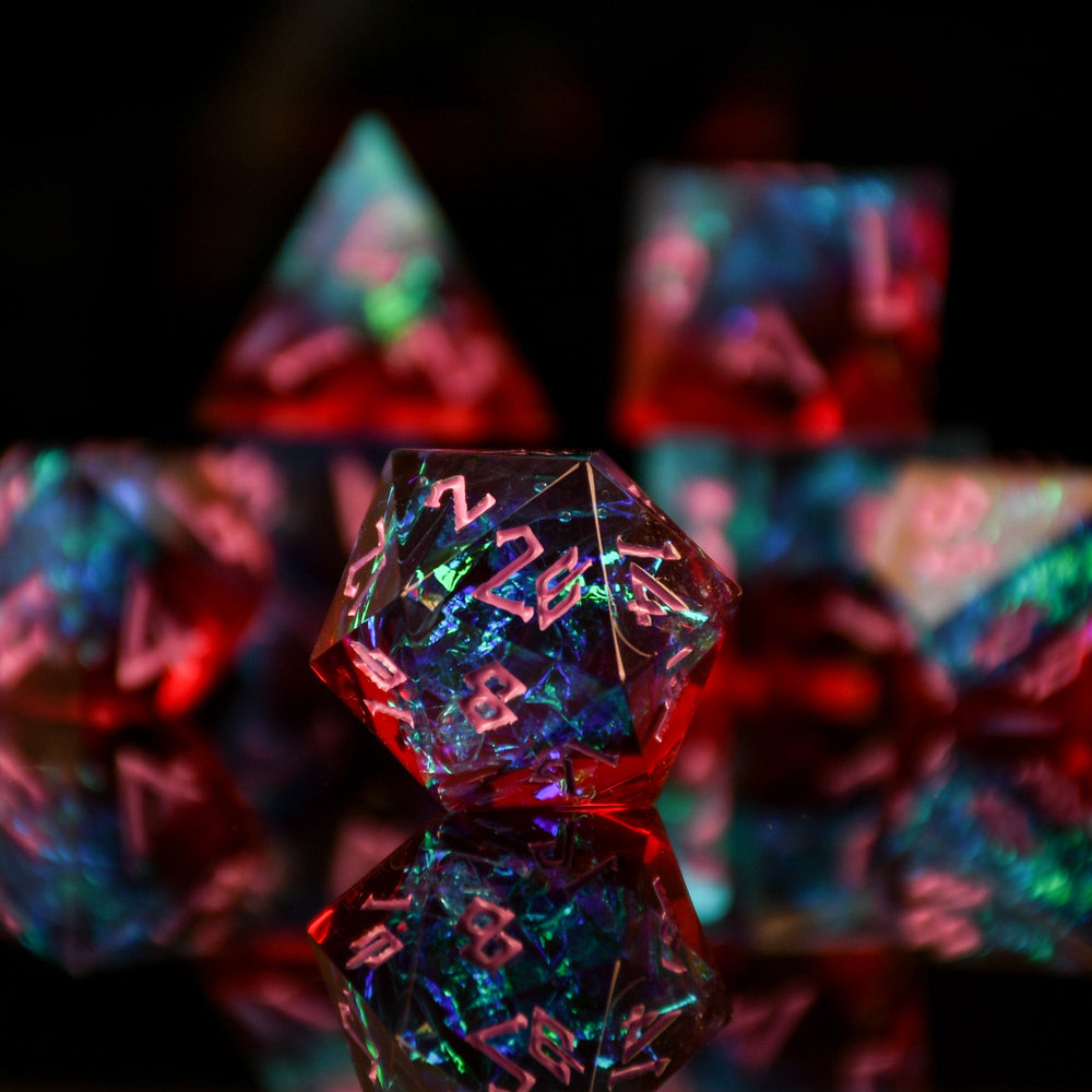 Sorcerous Burst Sharp-Edged Resin Dice Set (ONLINE ORDER ONLY)