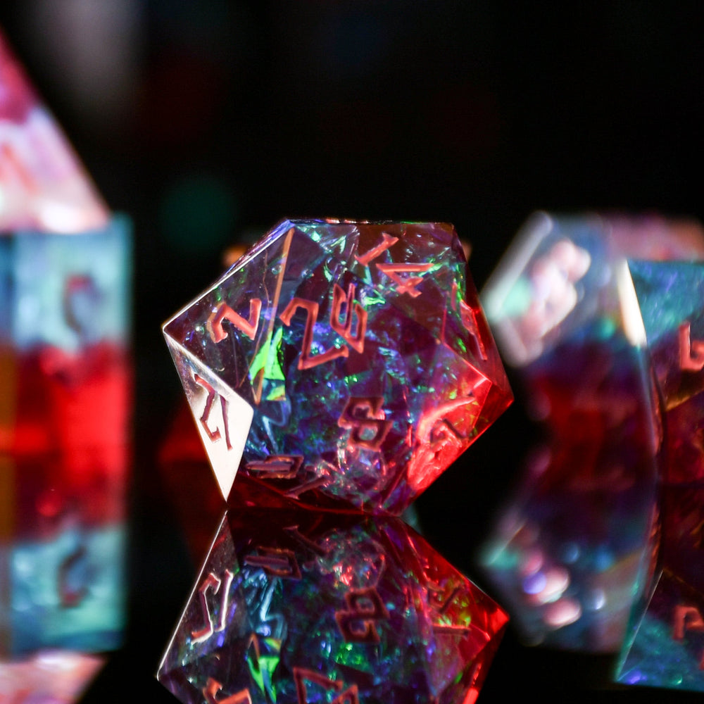 Sorcerous Burst Sharp-Edged Resin Dice Set (ONLINE ORDER ONLY)