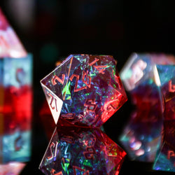 Sorcerous Burst Sharp-Edged Resin Dice Set (ONLINE ORDER ONLY)