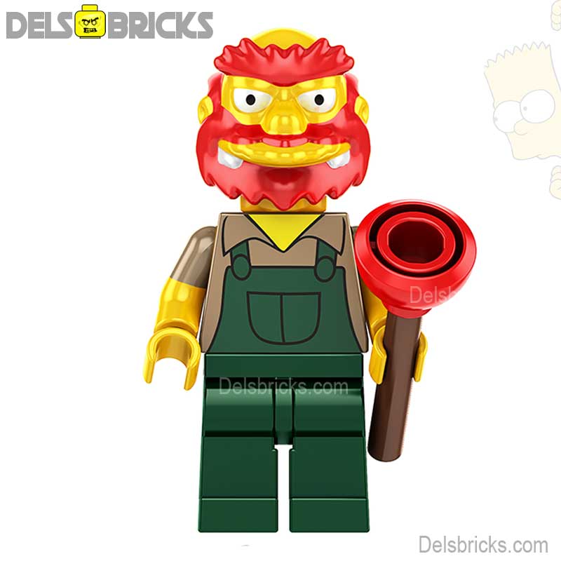 Willie | The Simpsons Lego Minifigures Custom toys (ONLINE ORDER ONLY)